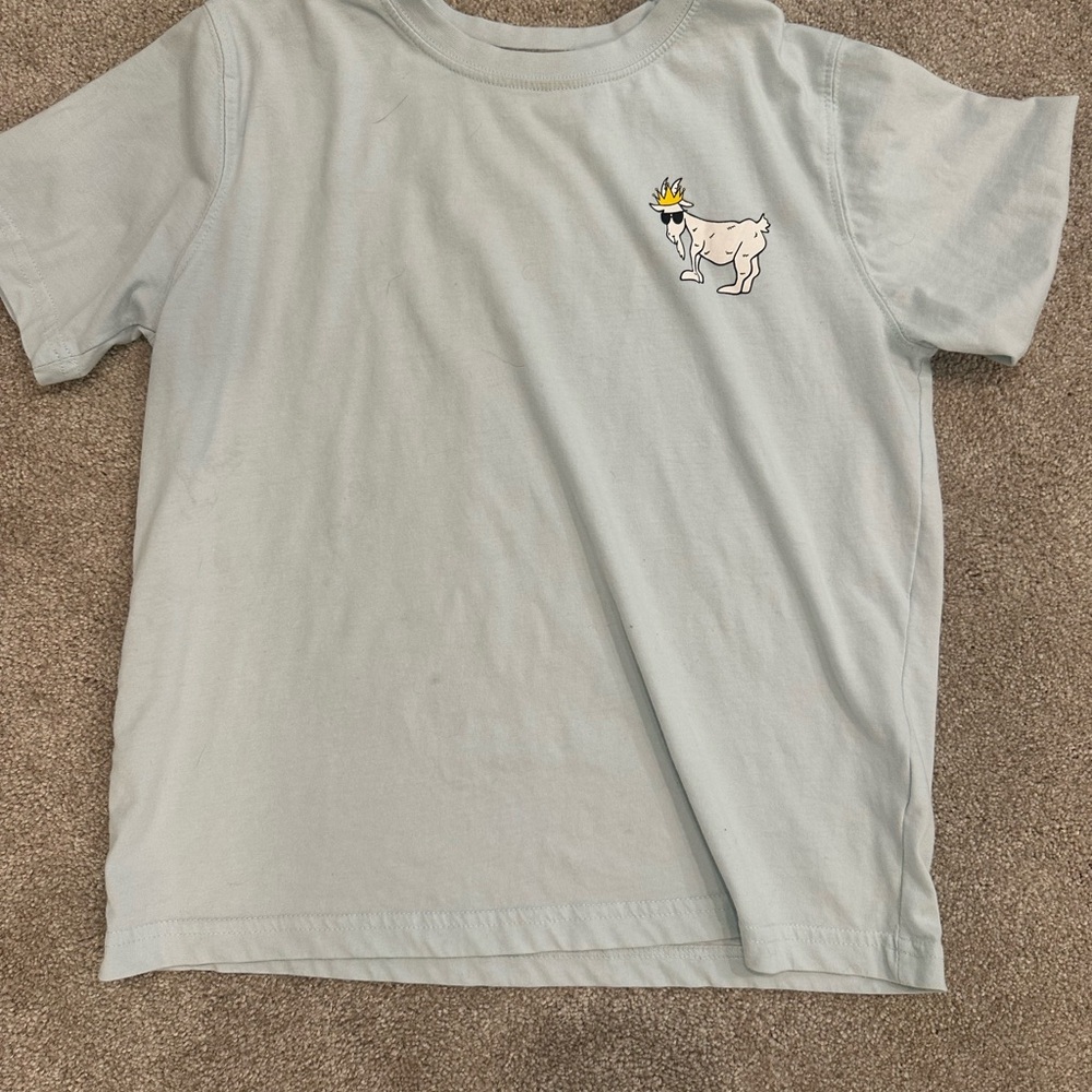 GOAT USA light blue t shirt